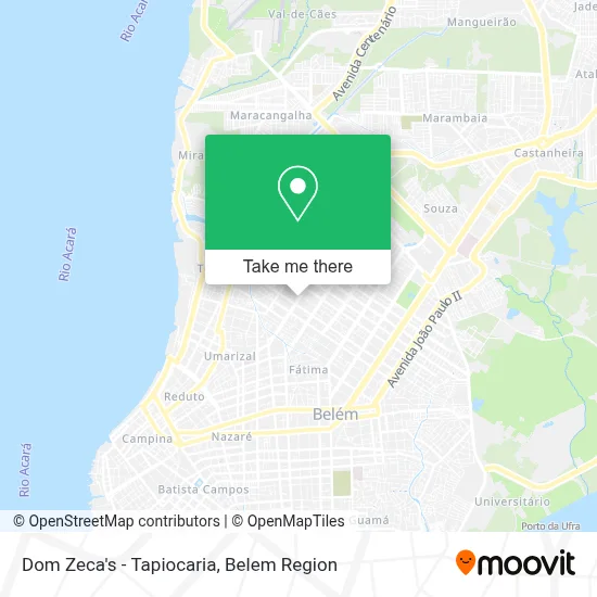 Dom Zeca's - Tapiocaria map