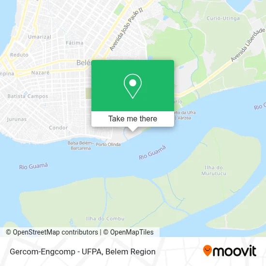 Gercom-Engcomp - UFPA map
