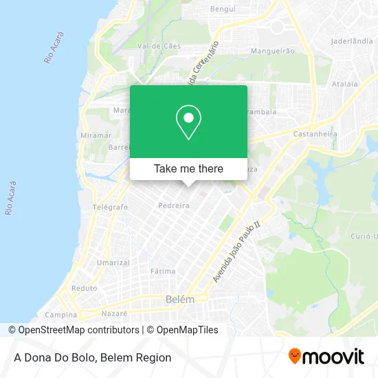 A Dona Do Bolo map