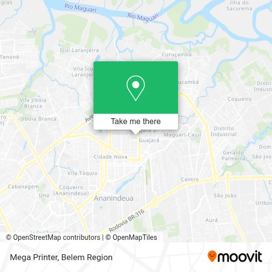 Mega Printer map