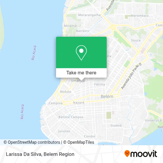 Larissa Da Silva map