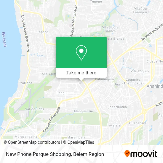 New Phone Parque Shopping map