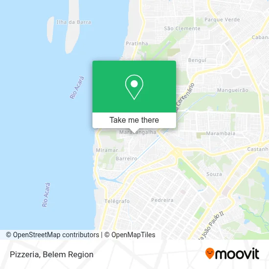 Pizzaria map