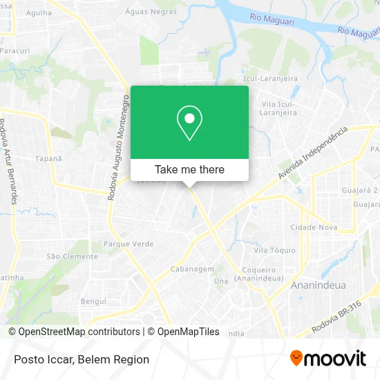 Posto Iccar map