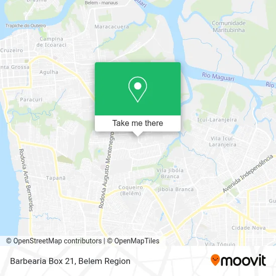 Barbearia Box 21 map