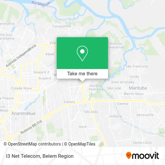 I3 Net Telecom map