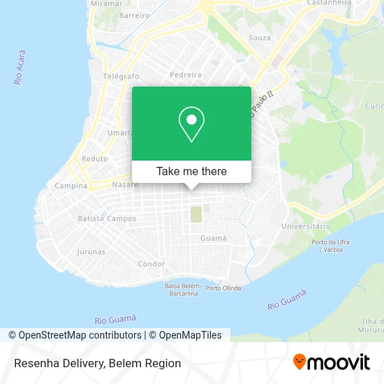 Resenha Delivery map