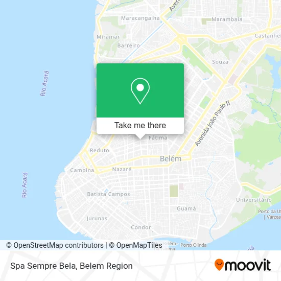 Spa Sempre Bela map