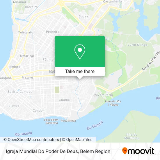 Igreja Mundial Do Poder De Deus map