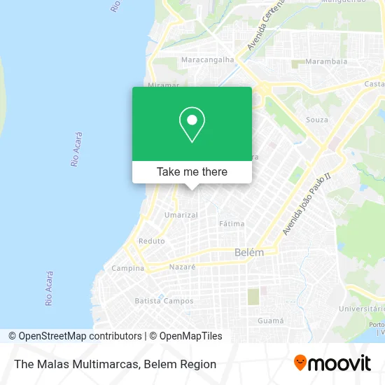 The Malas Multimarcas map