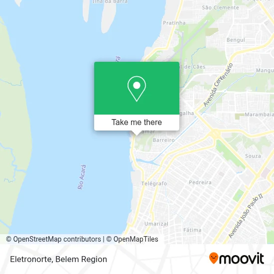 Eletronorte map
