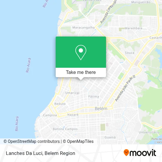 Lanches Da Luci map