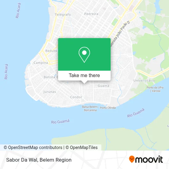 Sabor Da Wal map