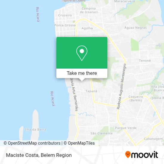 Maciste Costa map