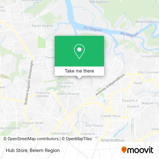 Hub Store map