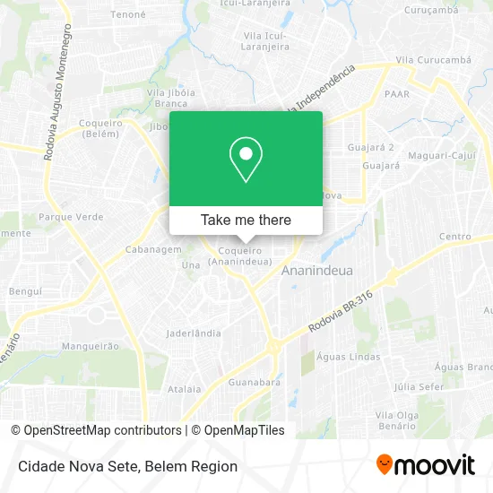 Cidade Nova Sete map