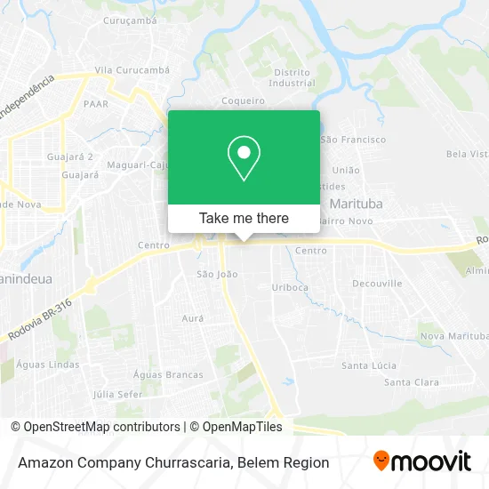 Amazon Company Churrascaria map
