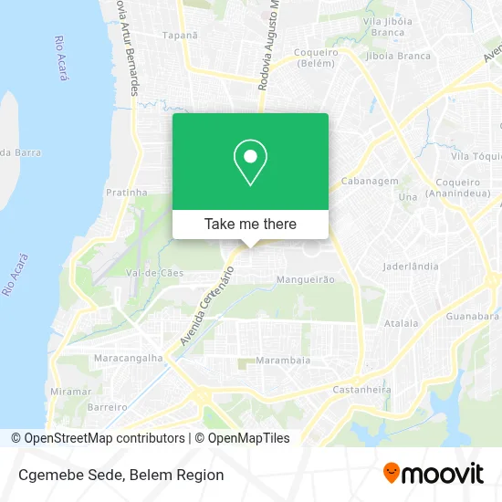 Cgemebe Sede map