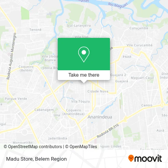 Madu Store map