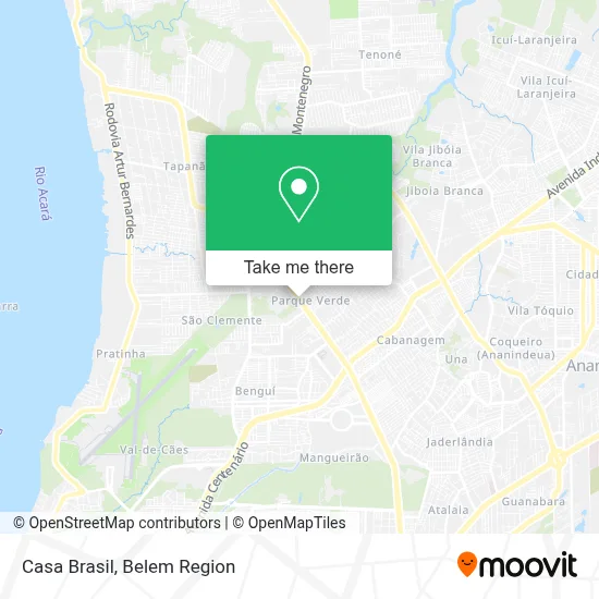 Casa Brasil map