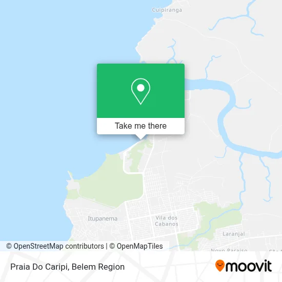 Praia Do Caripi map