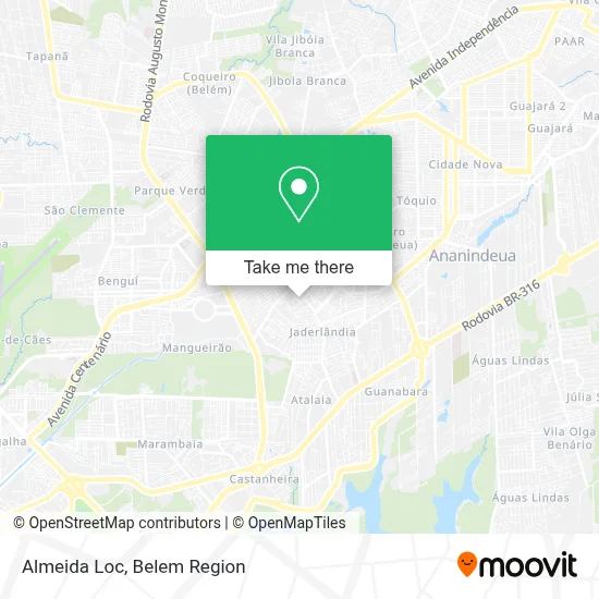 Almeida Loc map