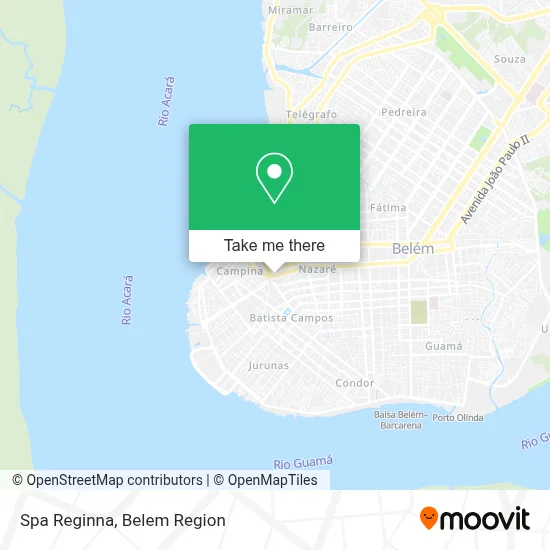 Spa Reginna map