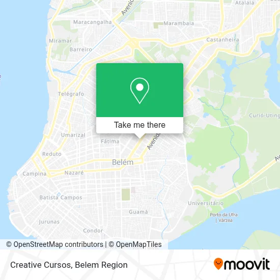 Creative Cursos map