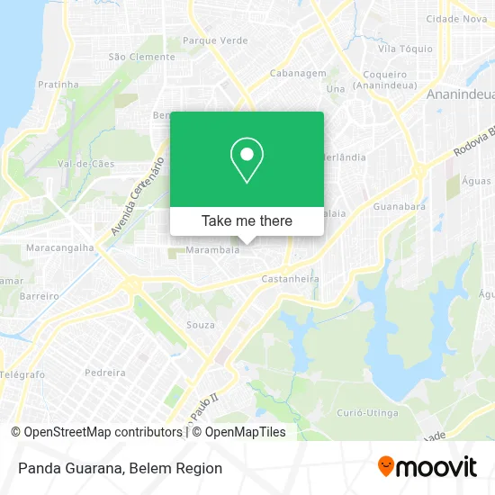 Panda Guarana map
