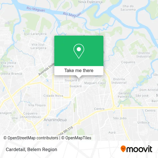 Cardetail map