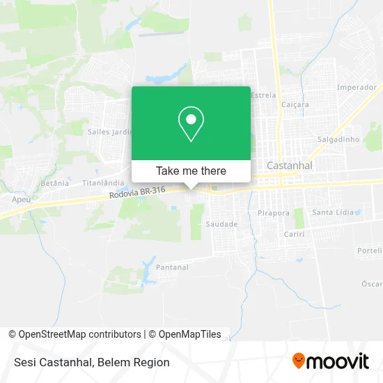 Sesi Castanhal map