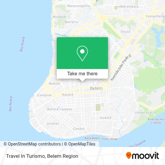 Travel In Turismo map