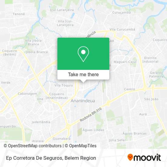 Ep Corretora De Seguros map