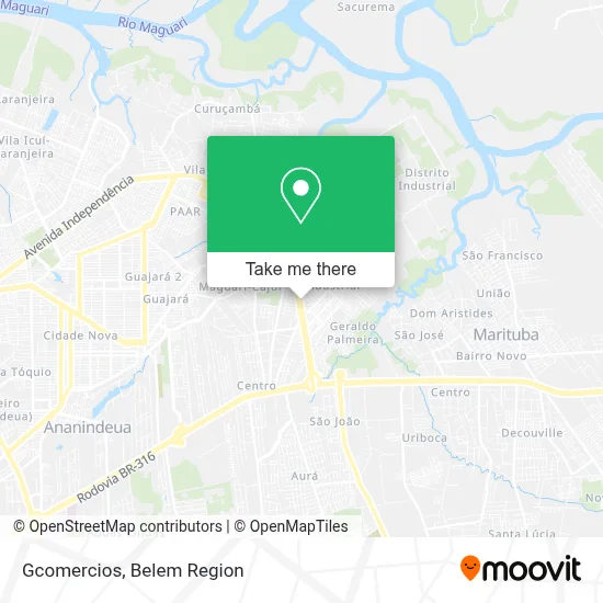 Gcomercios map