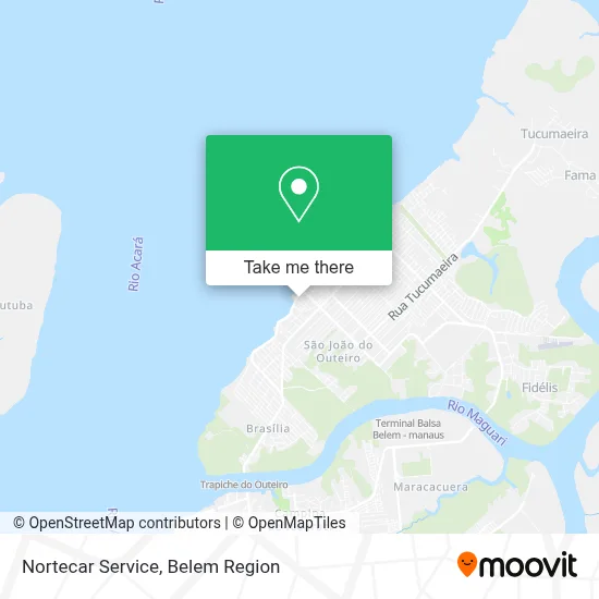 Nortecar Service map