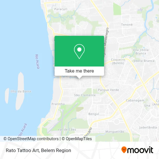 Rato Tattoo Art map