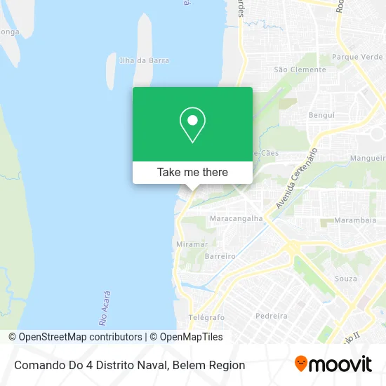 Comando Do 4 Distrito Naval map
