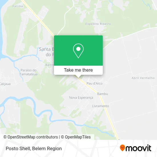Posto Shell map