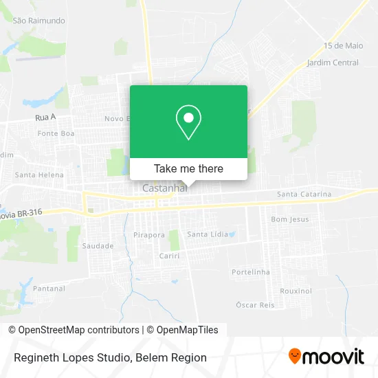 Regineth Lopes Studio map