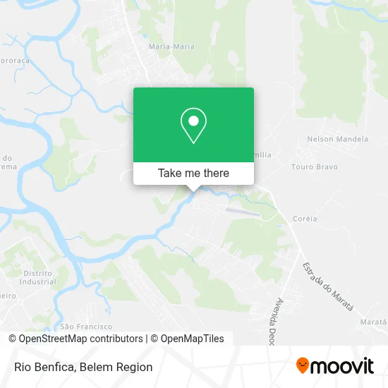 Rio Benfica map