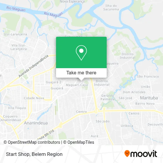 Start Shop map