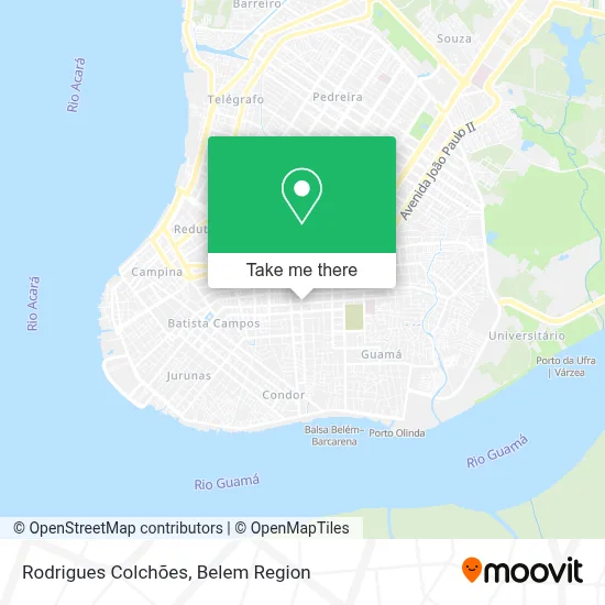 Rodrigues Colchões map
