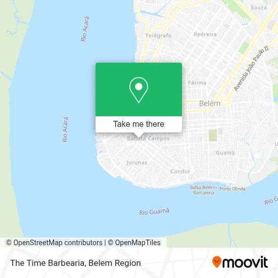 The Time Barbearia map