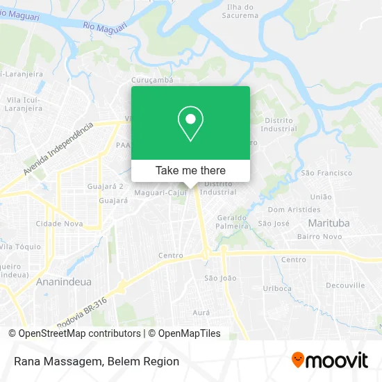 Rana Massagem map