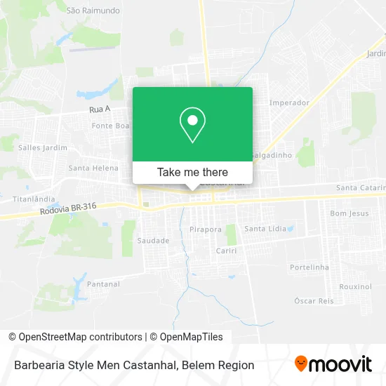 Barbearia Style Men Castanhal map