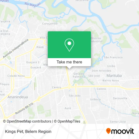 Kings Pet map