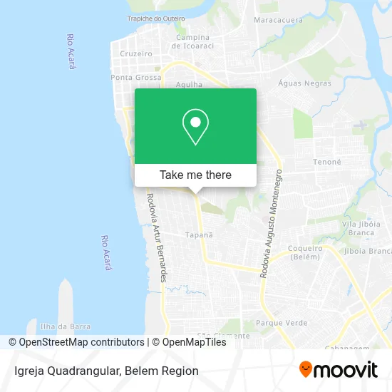 Igreja Quadrangular map