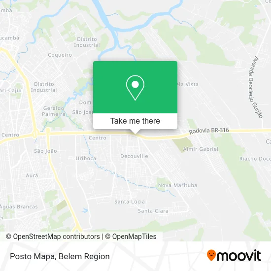 Posto Mapa map