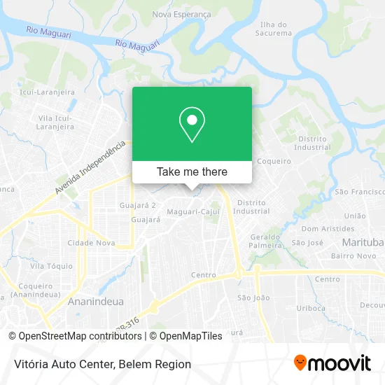 Vitória Auto Center map