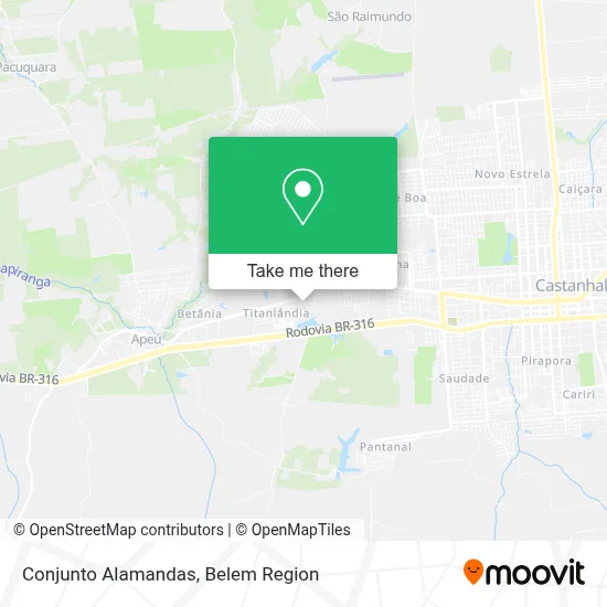 Conjunto Alamandas map